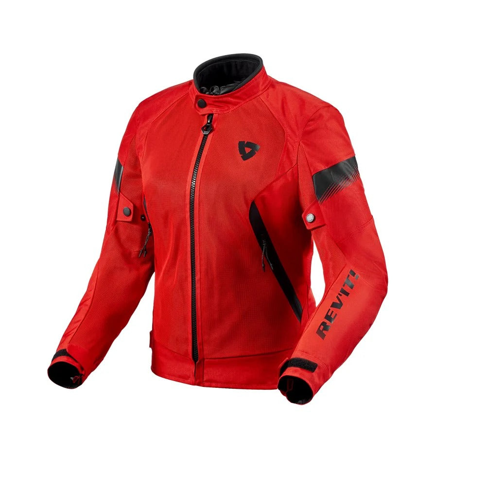 REV'IT! Control Air H2O Red/Black Womens Textile Jacket