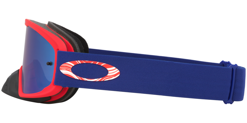 Oakley O-Frame 2.0 PRO MX Goggles w/Team Red Strap & Black Ice Iridium Lenses