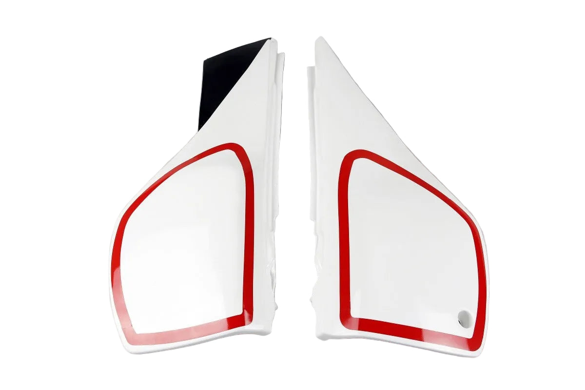 UFO Side Panels White/Red for Yamaha TT 600 84-92