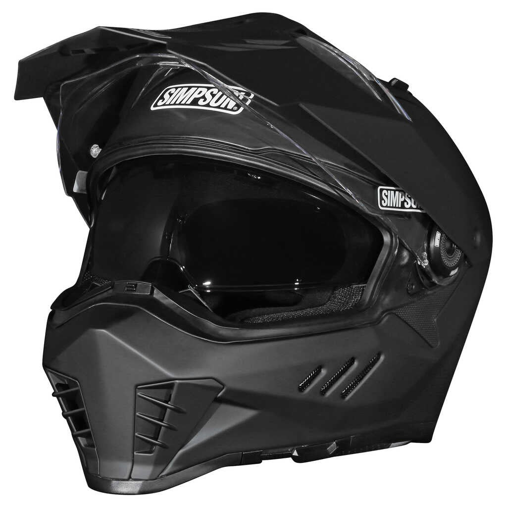 Simpson Xcursion Matte Black Helmet