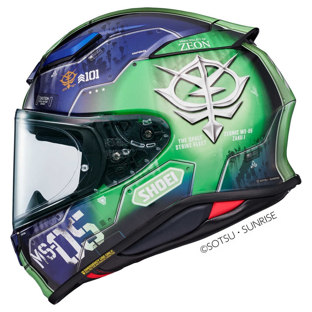 Shoei NXR2 MS-05 Zaku I TC-11 Helmet