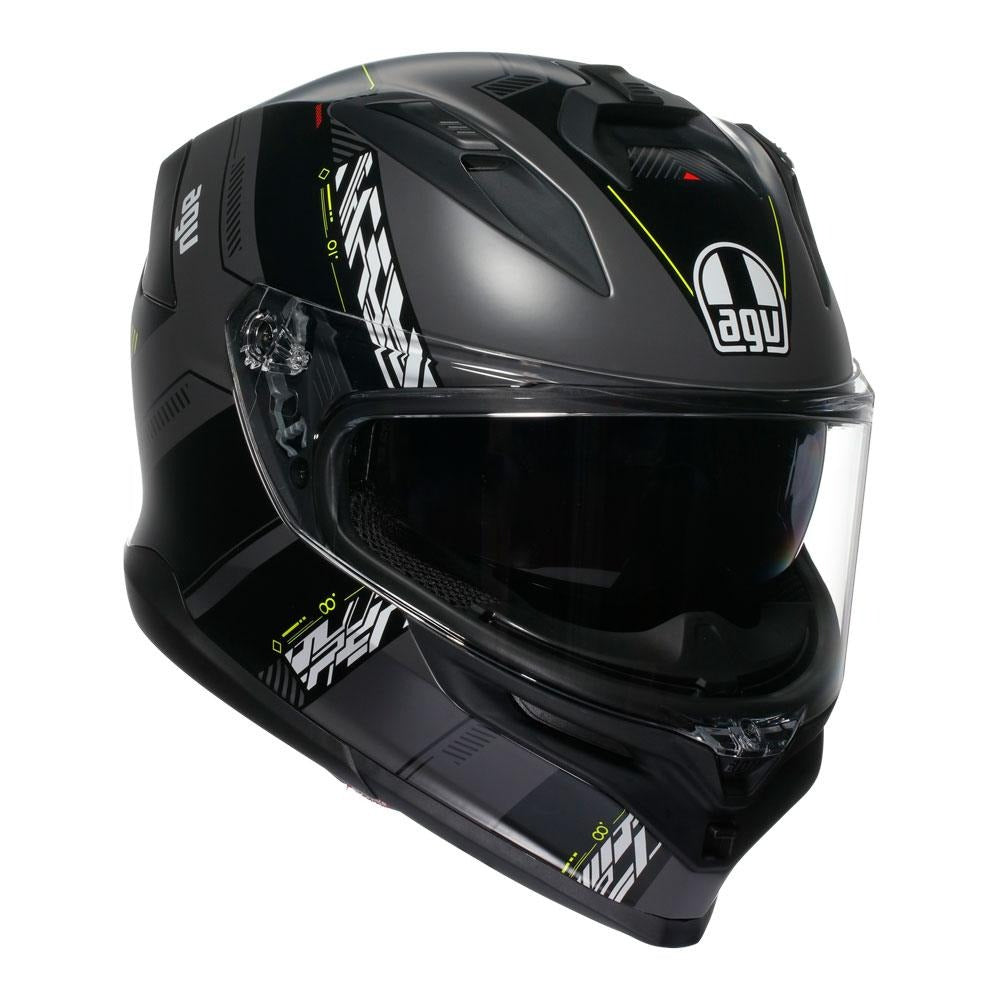 AGV K7 Kyber Matte Grey/Fluro Yellow Helmet