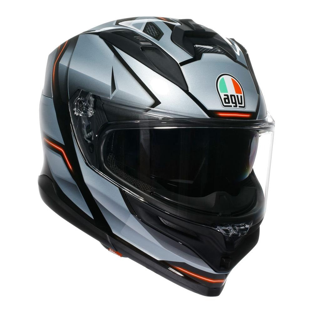 AGV K7 Jaeger Black/Silver Helmet