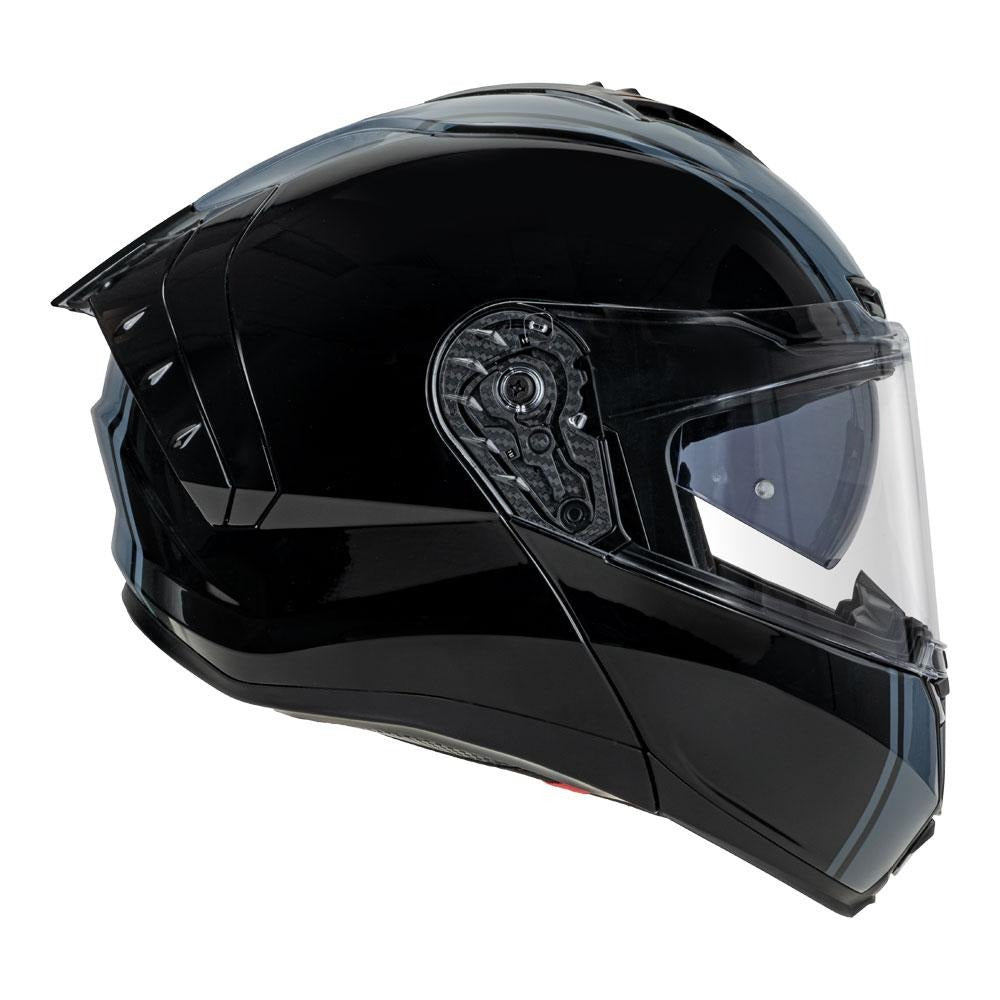 Nitro F920 DVS Turismo Gloss Black/Gunmetal Grey Modular Helmet