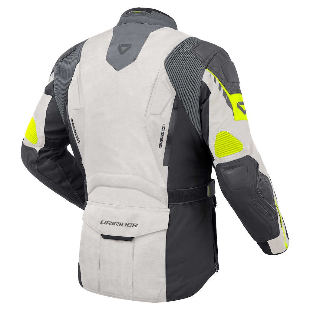 DriRider Nordic V Grey/Lime Womens Textile Jacket