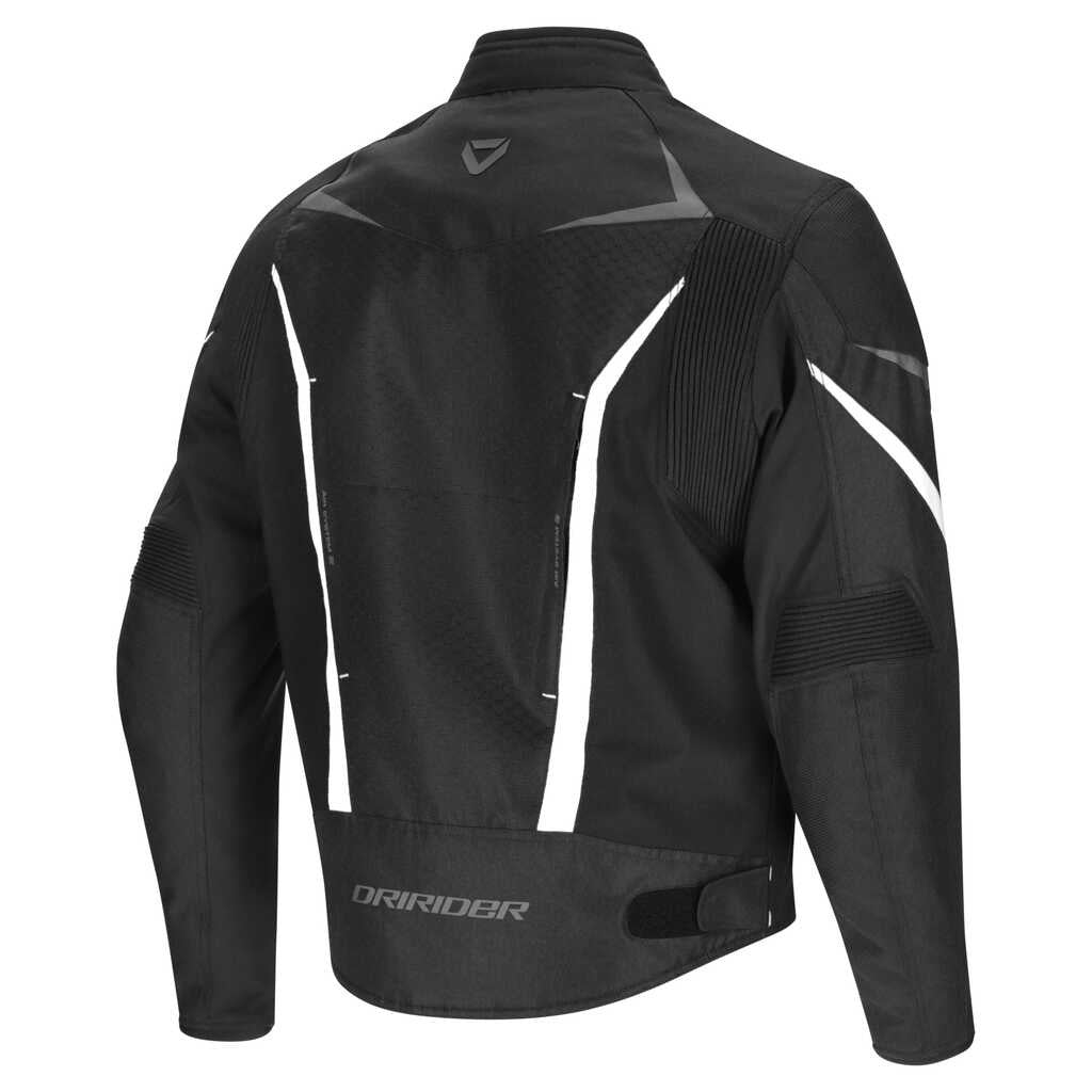 DriRider Origin 2 Black/White Textile Jacket