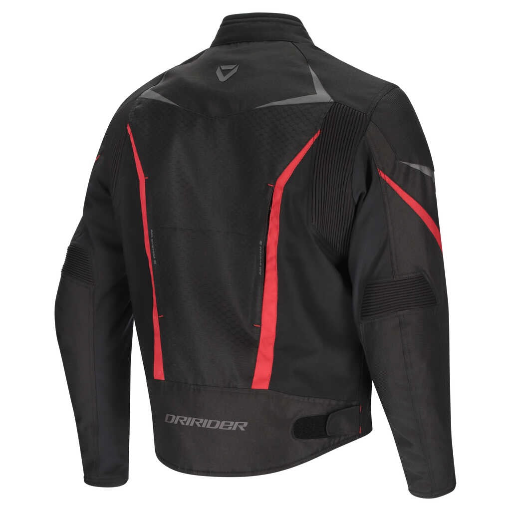 DriRider Origin 2 Black/Red Textile Jacket