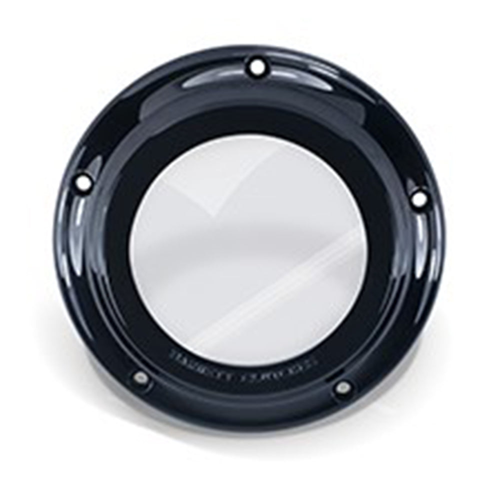 Barnett B-343-30-44015 Scorpion Series Clear Derby Cover Black for Harley-Davidson Touring 16-Up