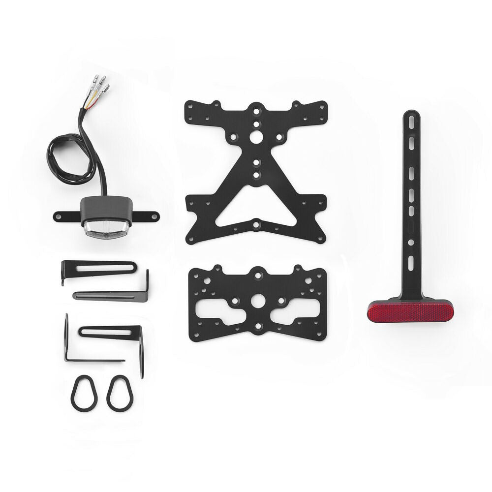 Rizoma Fox License Plate Support Kit Black for Yamaha XSR900 16-20