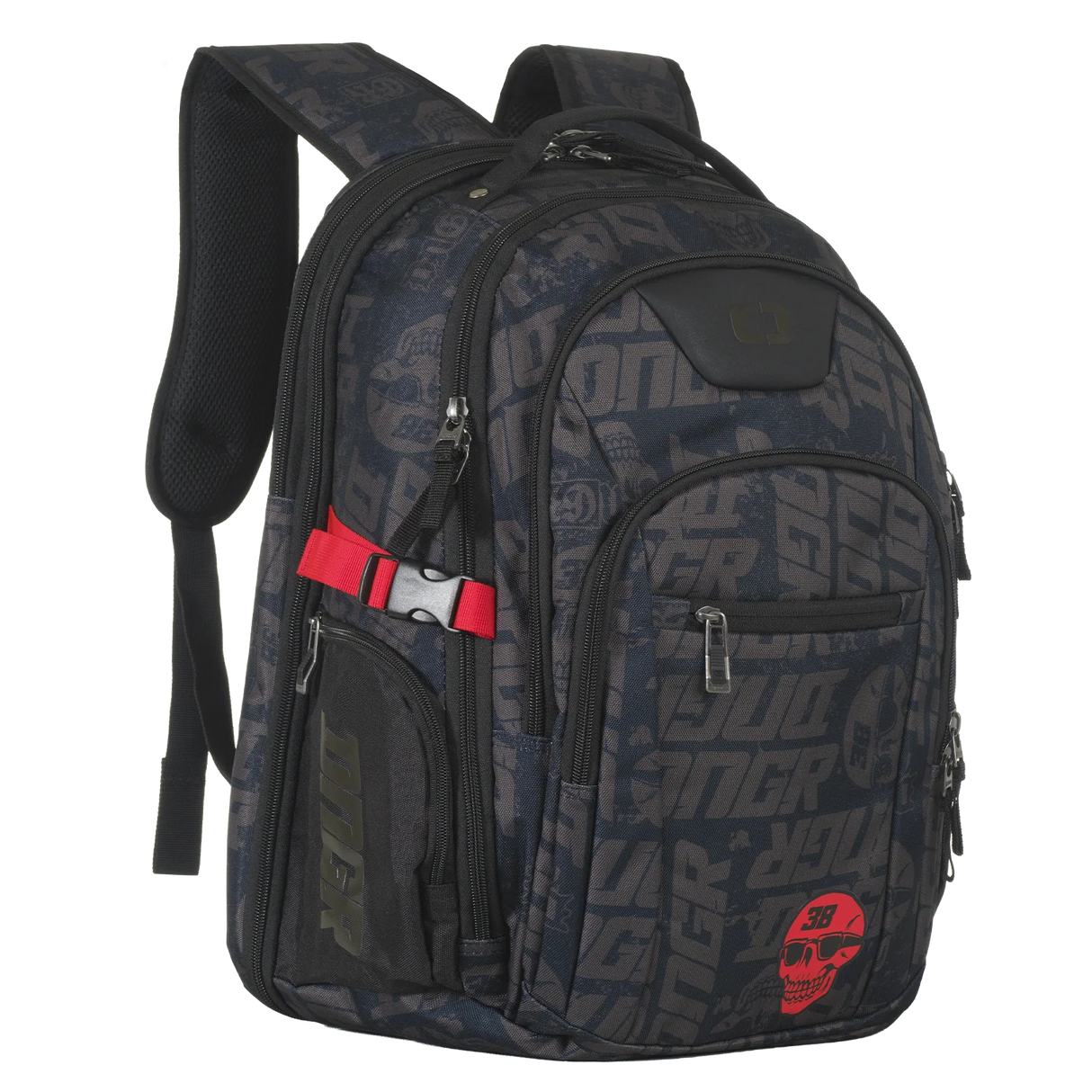 Ogio Urban Dngr Flat Black/Red Backpack