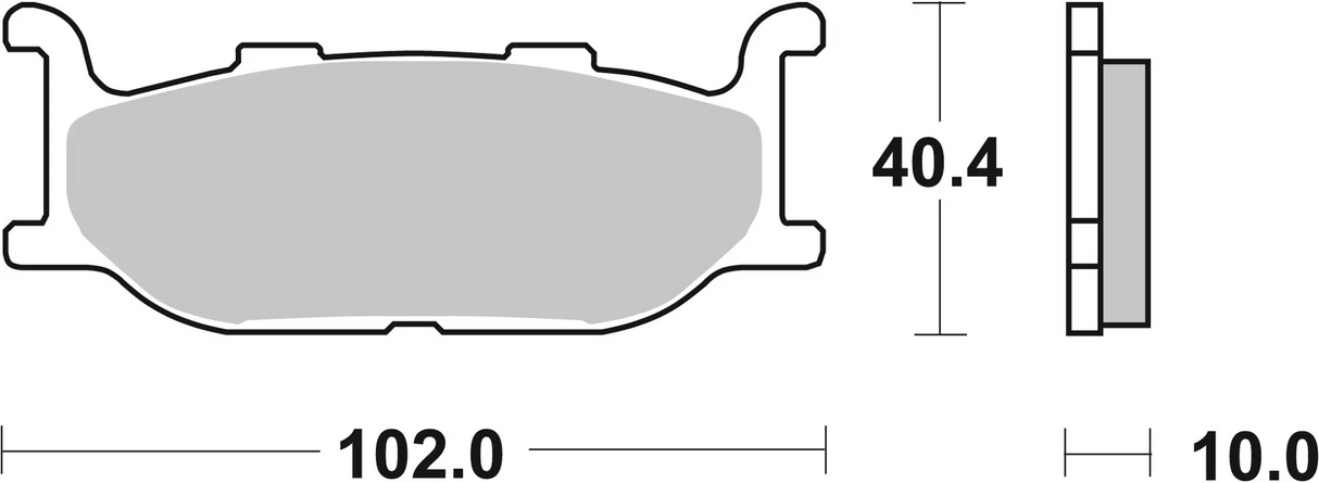 Brembo B-07YA27SA Road (SA) Sintered Front Brake Pad (07YA27.SA)