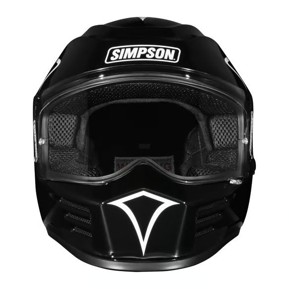 Simpson Speed 12 O'Clock Black Helmet