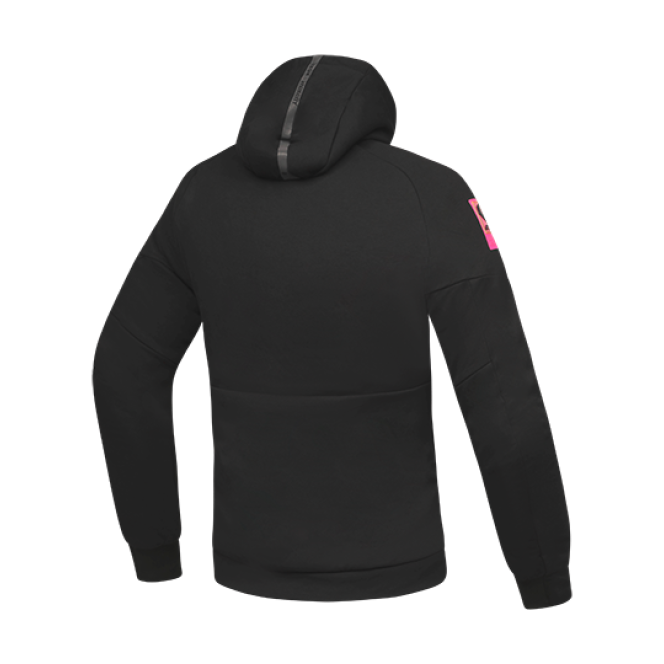 Ixon Touchdown Lady Black/Bright Pink Textile Womens Hoodie Jacket