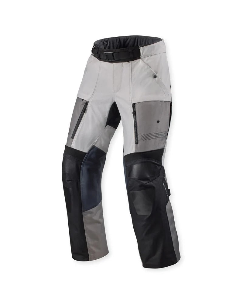 REV'IT! Sand 5 H2O Silver/Black Short Leg Textile Pants