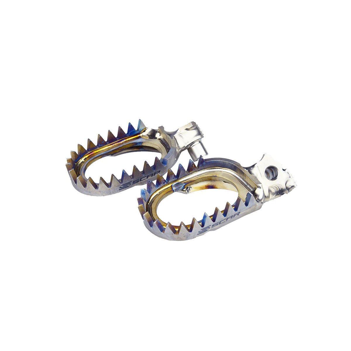 Scar S9516AM Titanium Anti-Mud Footpegs for Triumph TF250-X 24-25
