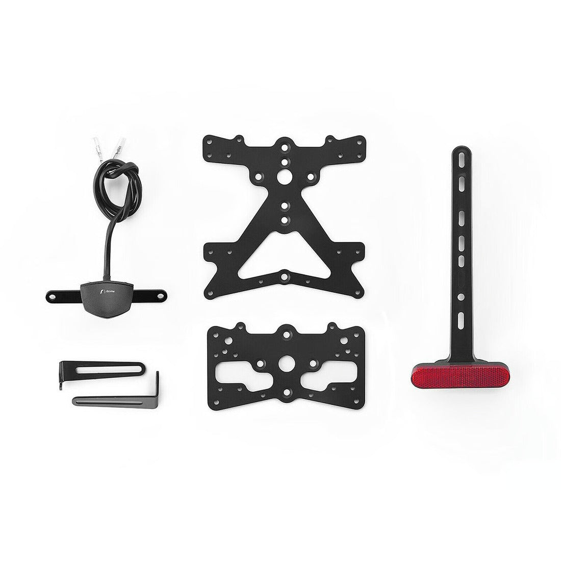 Rizoma Universal License Plate Support Black