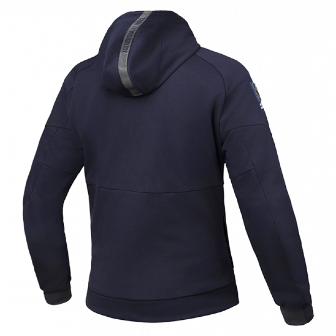 Ixon Touchdown Lady Navy/Silver Textile Womens Hoodie Jacket