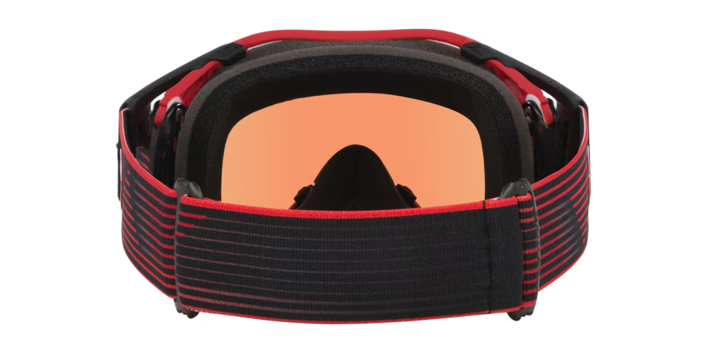 Oakley Airbrake MX Goggles w/Red Motion Strap & Prizm MX Torch Iridium Lenses