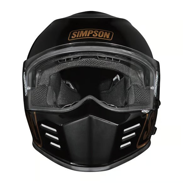 Simpson Venom Logo St Black Helmet