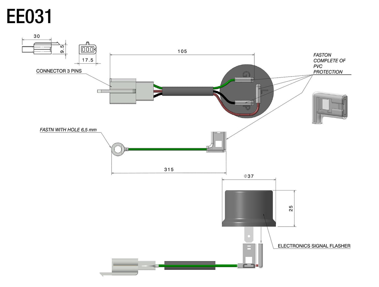 Rizoma Electronic Signal Flasher Kit