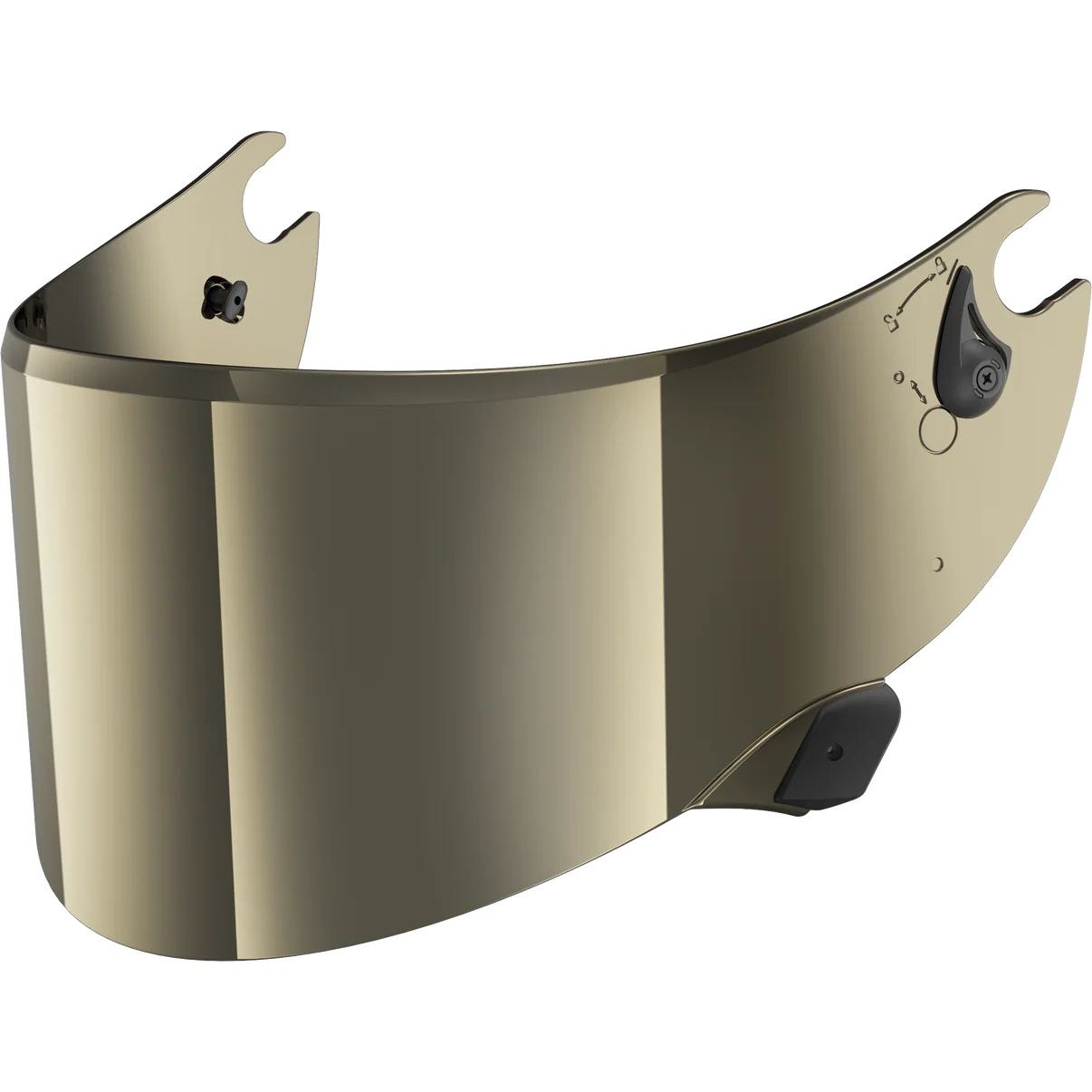Shark Replacement Gold Visor for Aeron/Aeron GP/Aeron GP FIM Helmets