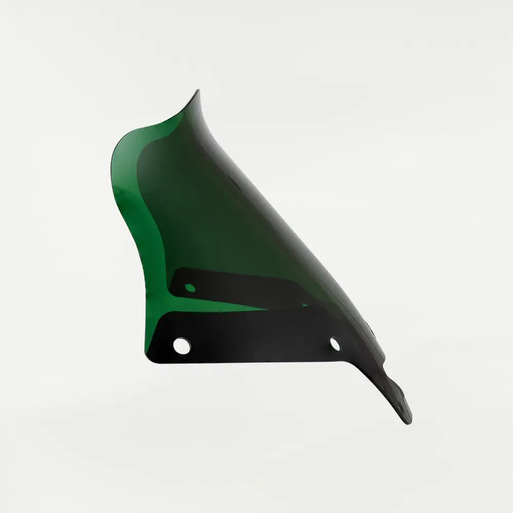 Klock Werks KKC-2310-1009 8" Flare Kolor Windshield Green Ice for Harley-Davidson Low Rider ST 22-Up Models