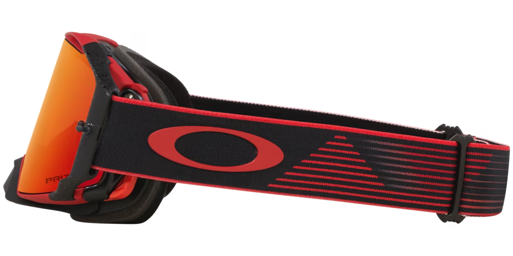 Oakley Airbrake MX Goggles w/Red Motion Strap & Prizm MX Torch Iridium Lenses