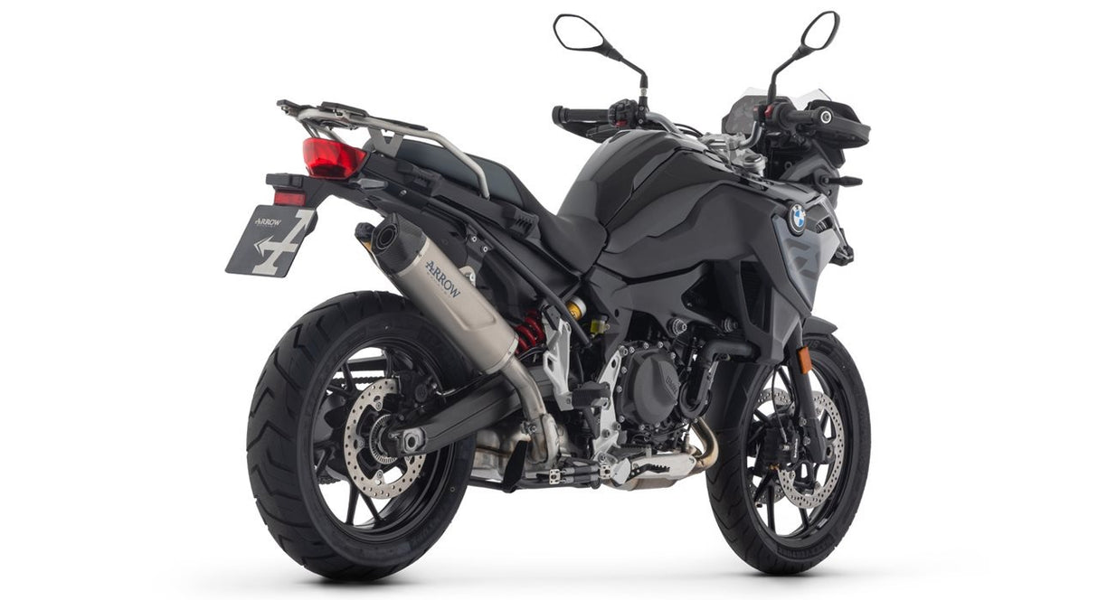 Arrow 72653PK Indy Race Evo Titanium Slip-On Muffler w/Carbon End Cap for BMW F 800 GS/F 900 GS/F 900 GS Adventure 24-Up