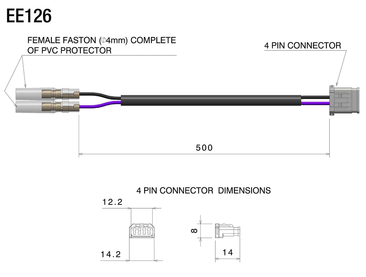 Rizoma Indicator Light Cable Kit