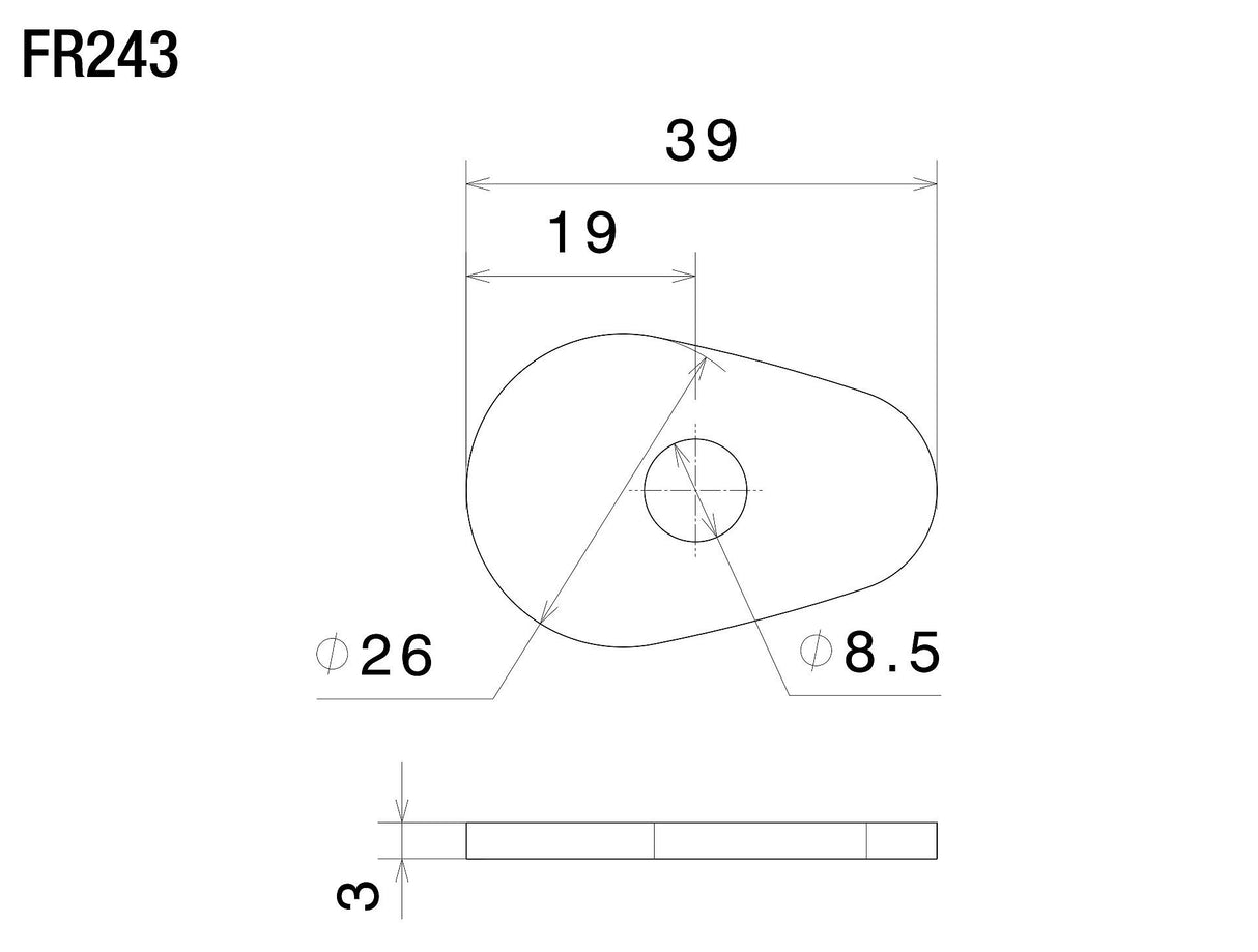 Rizoma Indicator Mounting Adapters Black for MV Agusta Brutale 920