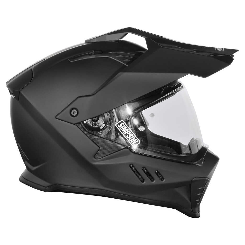 Simpson Xcursion Matte Black Helmet