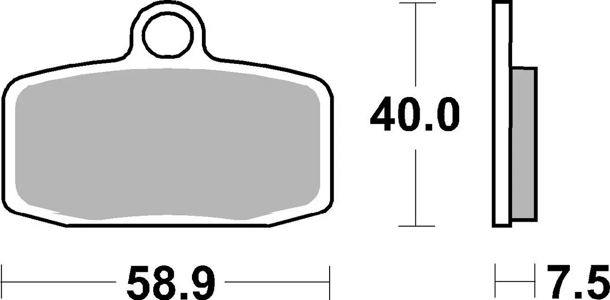 Brembo B-07GR20SX Off Road (SX) Sintered Front Brake Pad (07GR20.SX)