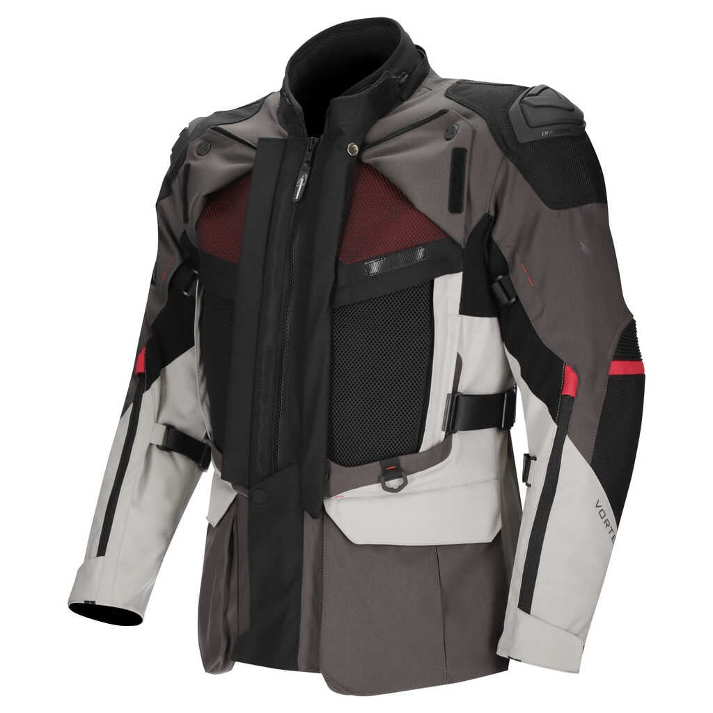 DriRider Vortex Adventure III Grey/Light Grey/Black Textile Jacket