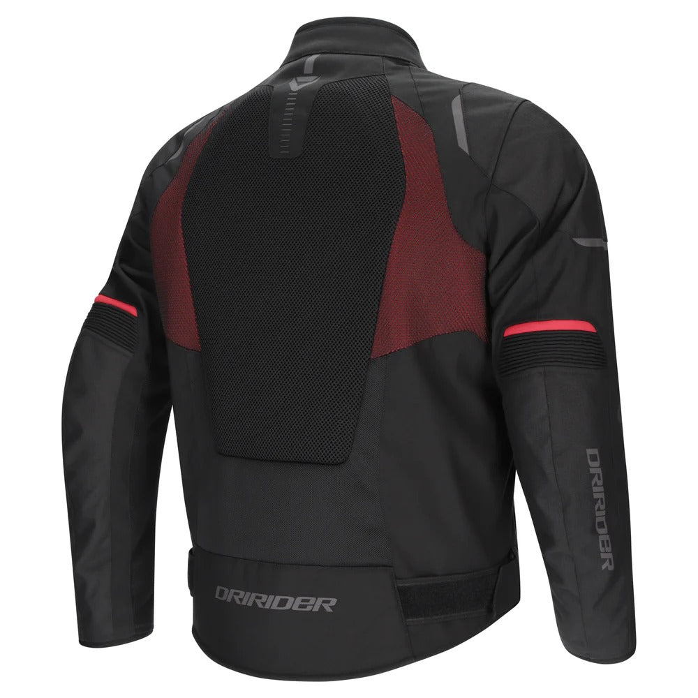 DriRider Air-Ride Pro Black/Red Textile Jacket