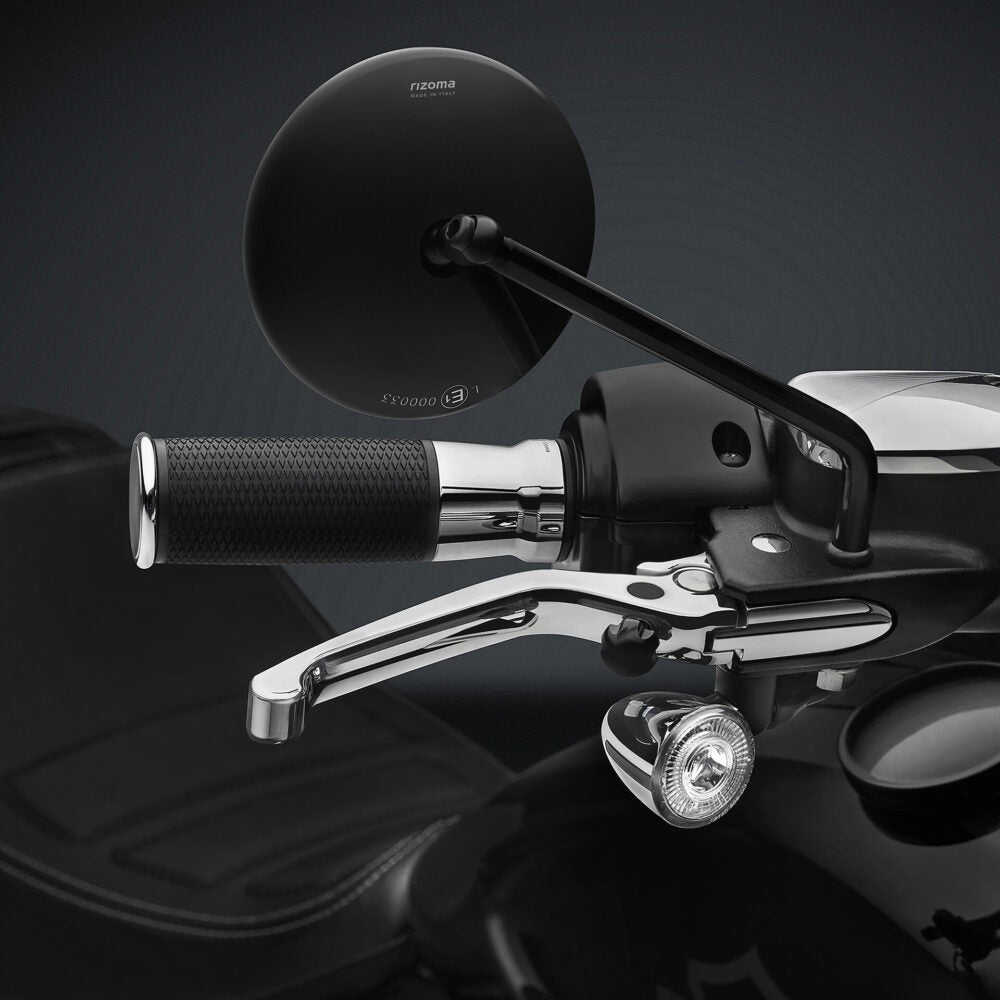 Rizoma One Mirror Black for Harley-Davidson Models (Each)