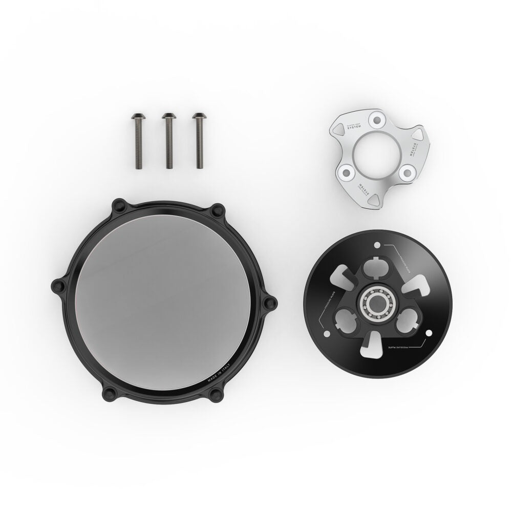 Rizoma R-ZDM181A Clutch Cover Silver for Ducati V4 Models