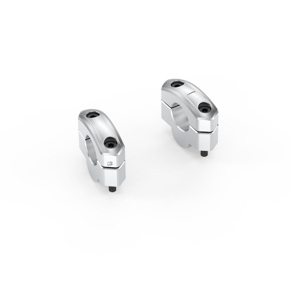 Rizoma R-ZBW111A Raised Risers Silver