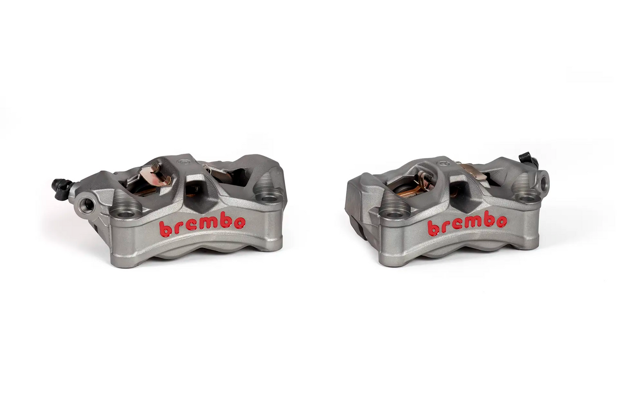 Brembo B-220D02010 Stylema Radial Monoblock Front Brake Caliper Set Titanium Grey