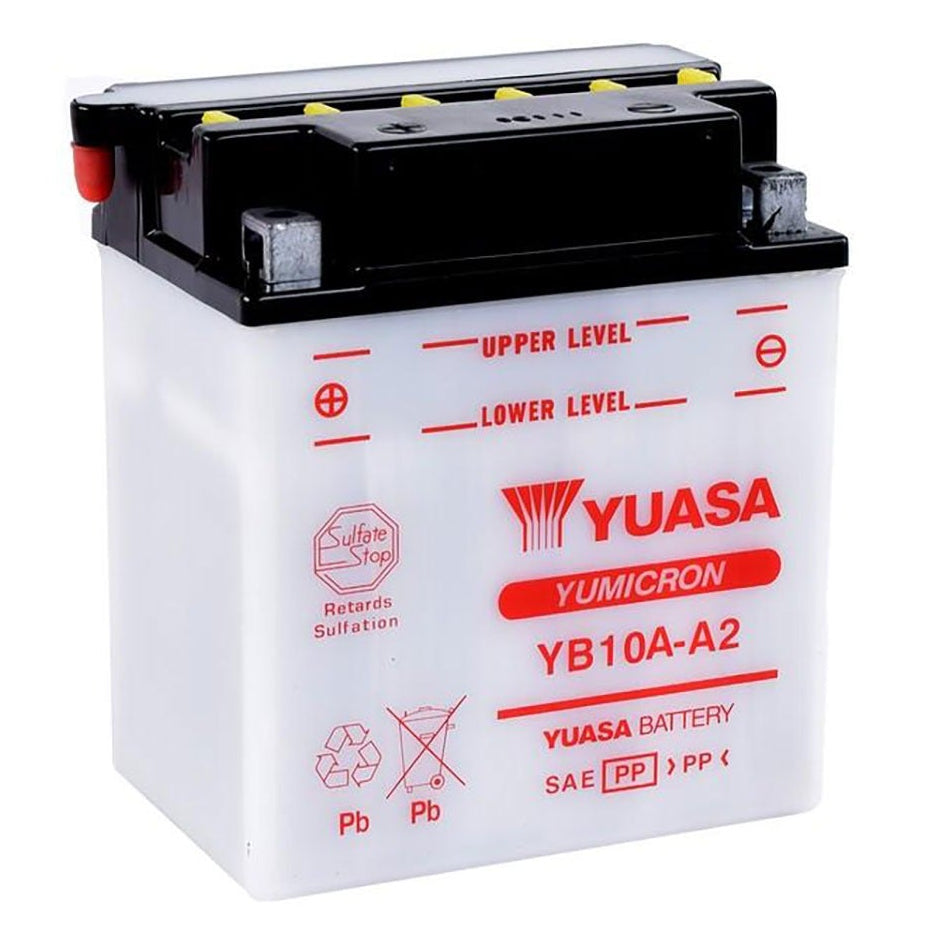 Yuasa YB10A-A2 Yumicron Series 12V 11Ah/120CCA Battery