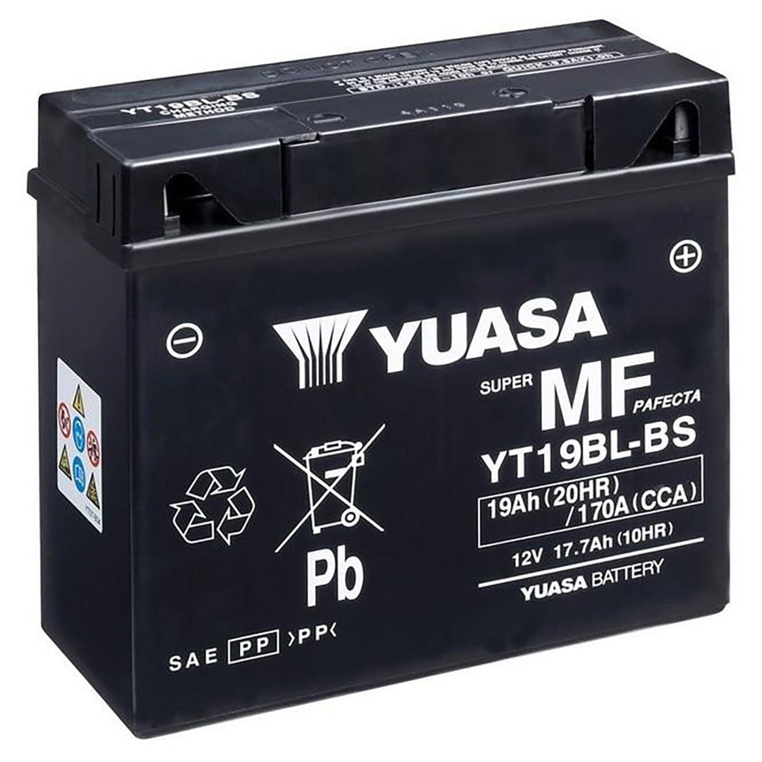 Yuasa YT19BL-BS YT Series 12V 19Ah/170CCA Maintenance Free Battery