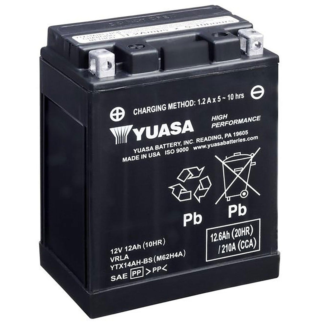 Yuasa YTX14AH-BS YTX Series 12V 12Ah/210CCA Maintenance Free Battery