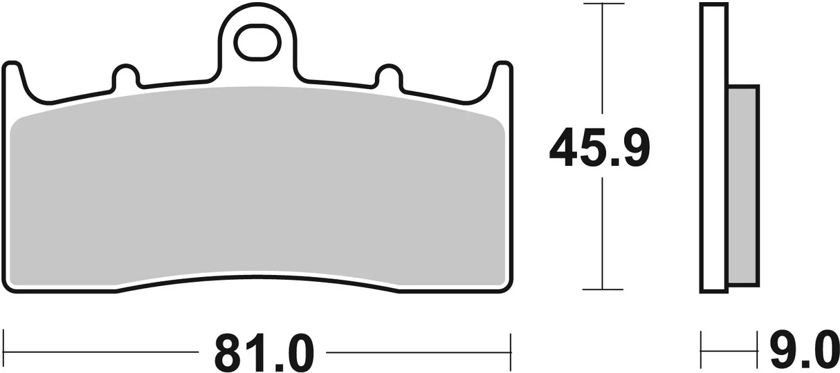 Brembo B-07GR62SA Road (SA) Sintered Front Brake Pad (07GR62.SA)