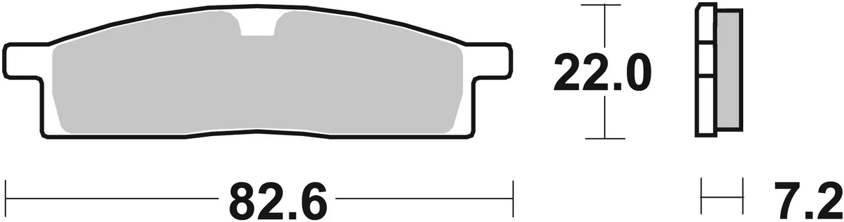Brembo B-07YA16SD Off Road (SD) Sintered Front Brake Pad (07YA16.SD)