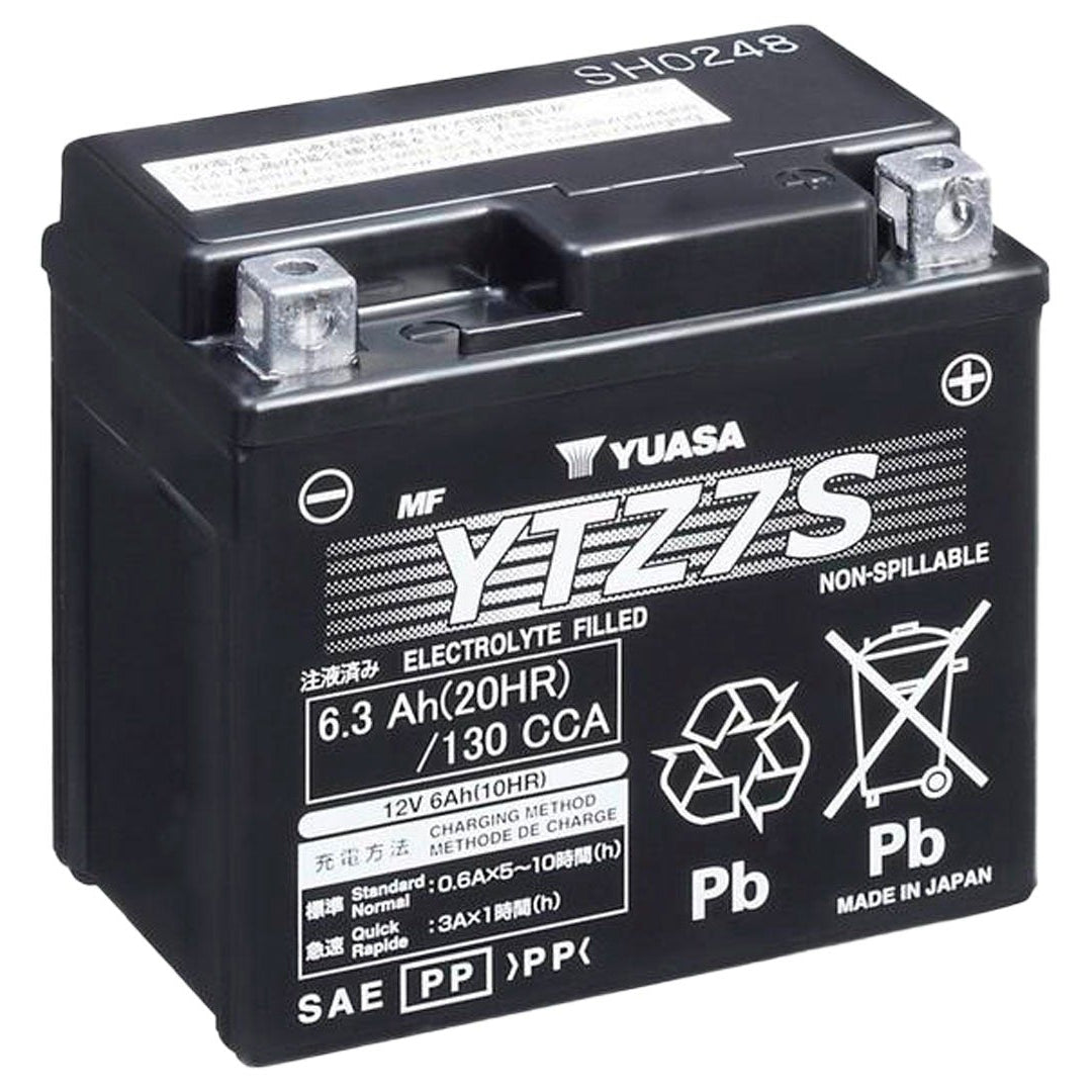 Yuasa YTZ7S YTZ Series 12V 6Ah/130CCA Maintenance Free Battery