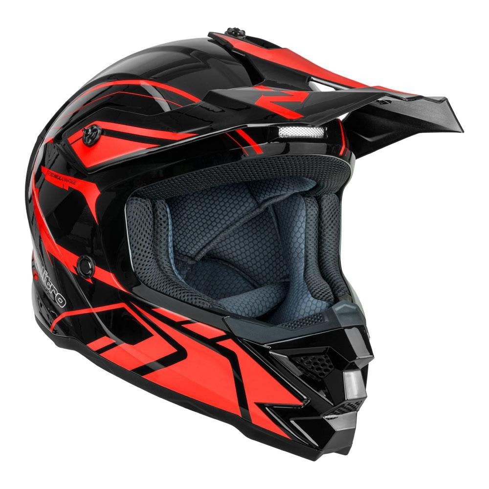 Nitro MX710 Shard II Gloss Red/Black Youth Helmet