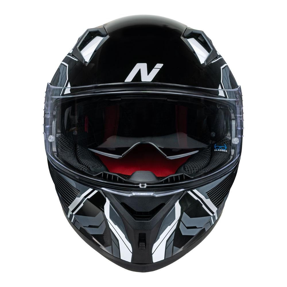 Nitro N501 DVS Fuse Gloss Grey/White/Black Helmet