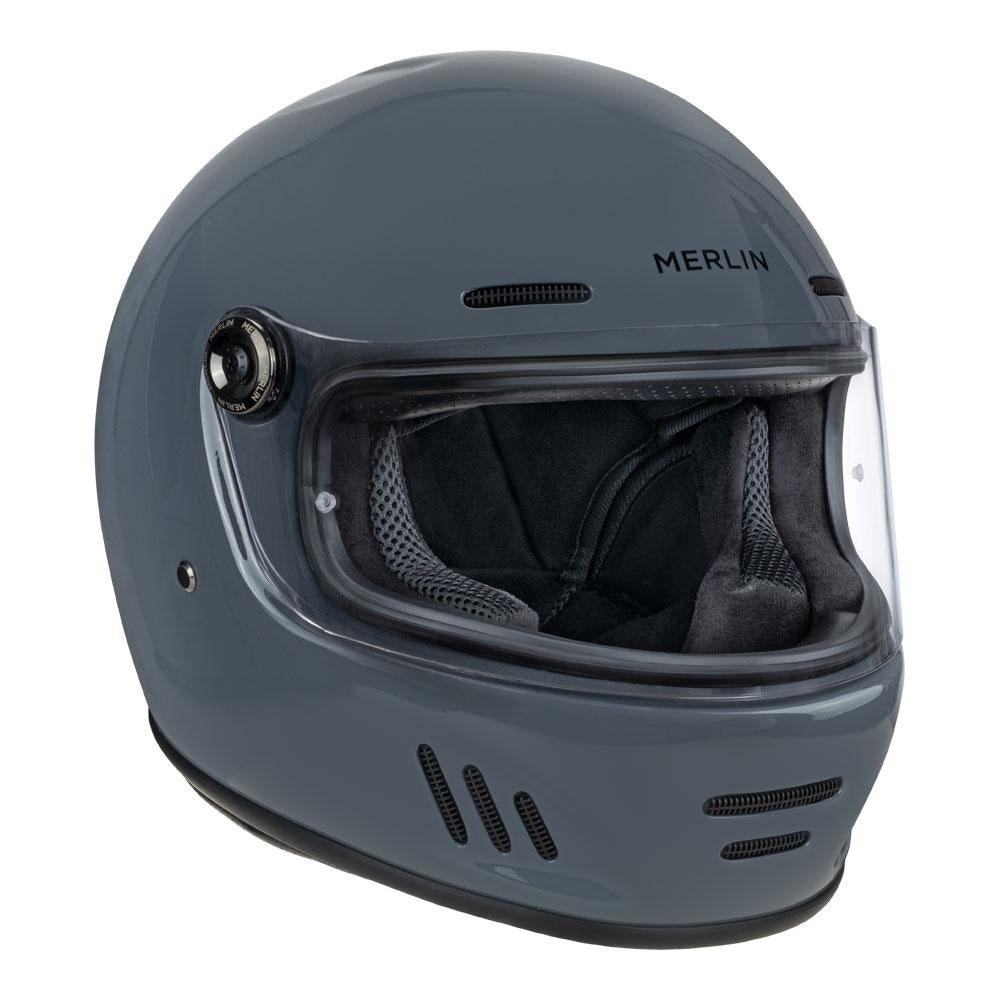 Merlin Revival Gloss Nardo Grey Helmet
