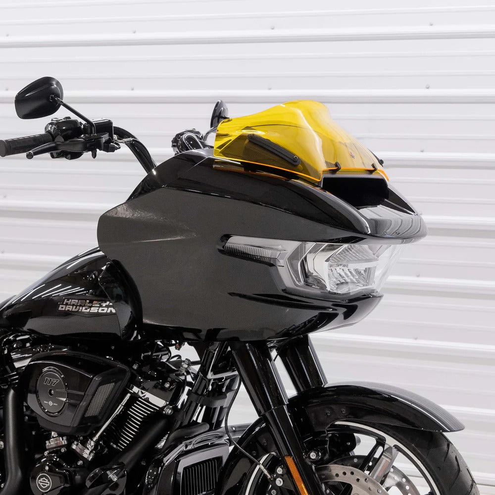 Klock Werks KKC-2310-0927 8" Sports Flare Kolor Windshield Yellow for Harley-Davidson CVO Road Glide 23-Up/Road Glide 24-Up Models