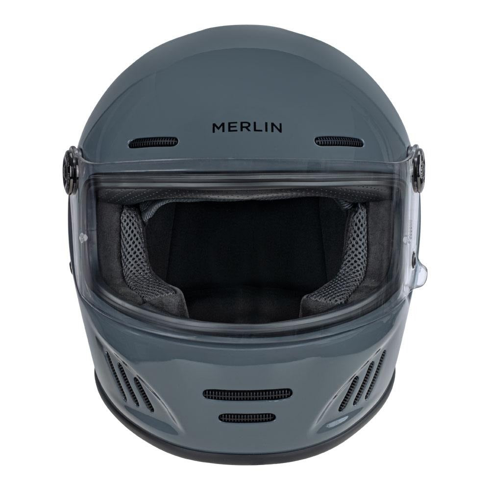 Merlin Revival Gloss Nardo Grey Helmet