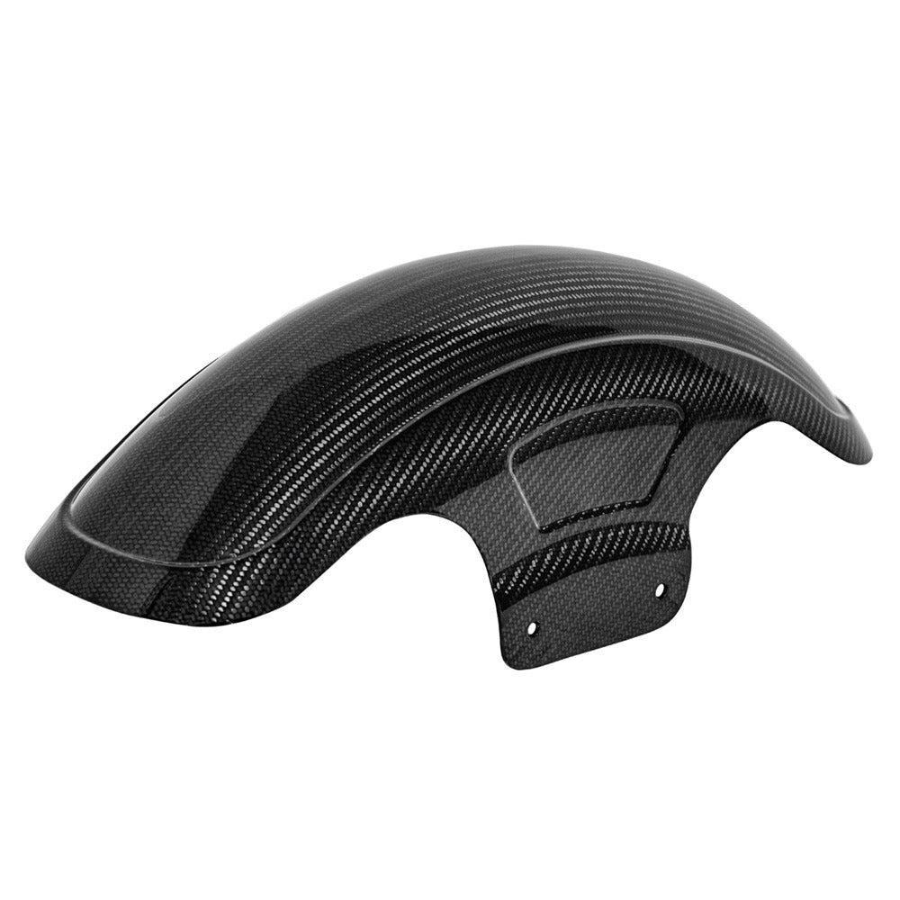 Saddlemen SAD-CF-823-07-001 Shorty Carbon Front Fender Gloss Finish for Harley-Davidson CVO Touring 23-Up/Street Glide/Road Glide/Touring 24-Up Models w/19" Front Wheel